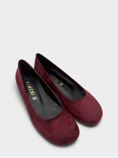 Ballerina tonda in camoscio burgundy IL LACCIO | 2353012CAMOSCIOBURGUNDY